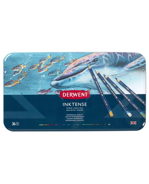 Caixa Metálica de 36 Lápis Inktense 1