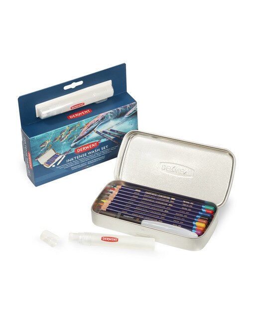 Caixa Metálica de Lápis Inktense Solúveis 1