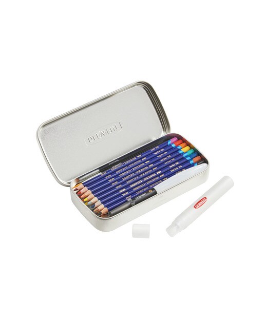 Caixa Metálica de Lápis Inktense Solúveis 3
