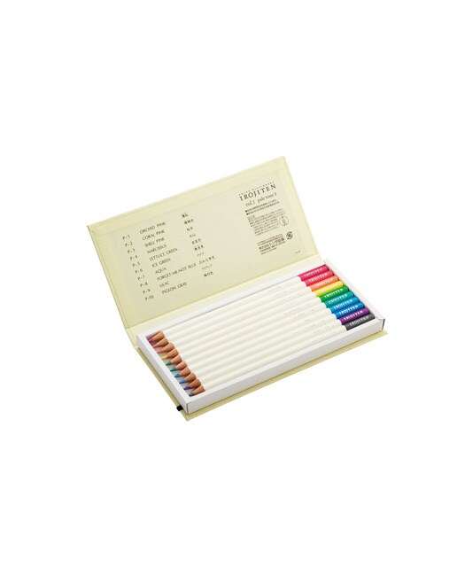 Estojo de 10 Lápis de Cores Pálidas Irojiten - multicor Multicolor-2