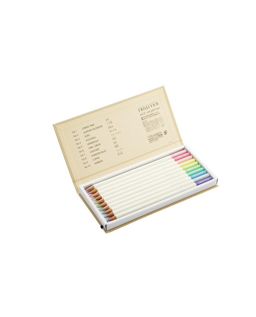 Estojo de 10 Lápis de Cores Muito Pálidas Irojiten - multicor Multicolor-2