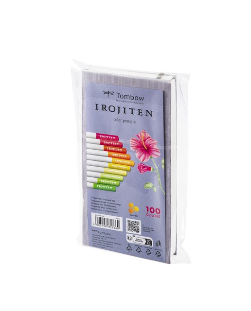 Estojo de 10 Lápis de Cor Fluorescentes Irojiten - multicor Multicolor-1