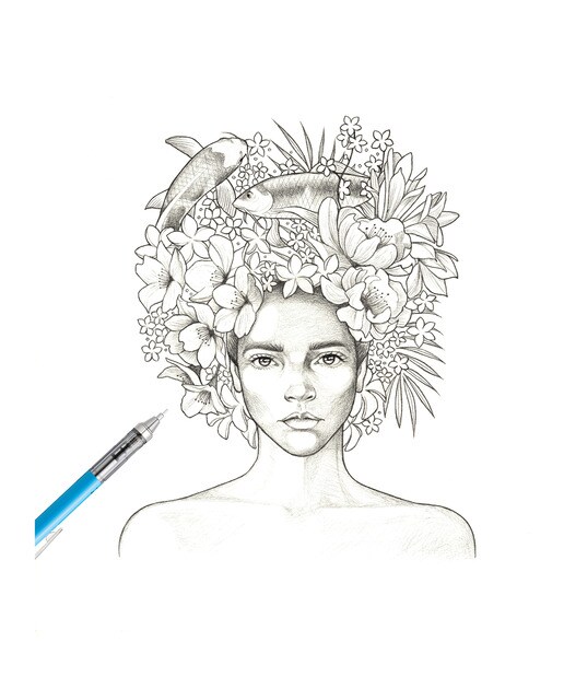 Portaminas profesional MONO Graph 0,7 mm. azul neón Tombow Azul-4