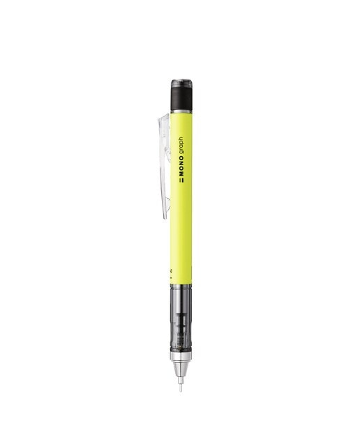 Lapiseira profissional MONO Graph 0,7 mm. amarelo néon Tombow Amarelo-1