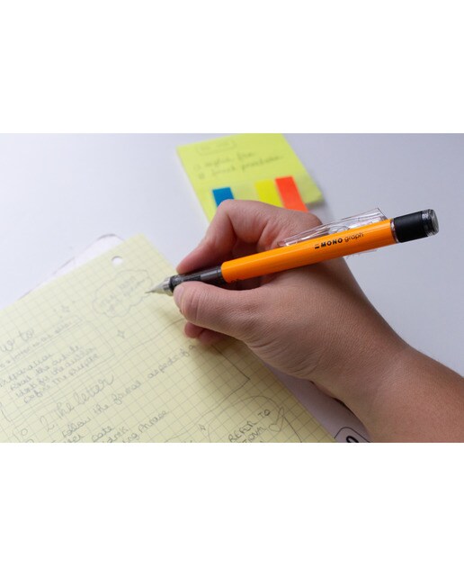 Portaminas profesional MONO Graph 0,7 mm. naranja neón Tombow Naranja-4