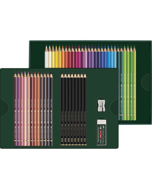 Caixa com 40 policromos e 8 lápis de grafite mate Faber-Castell Multicolor-3