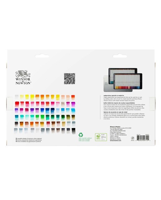 Conjunto de lápis de aguarela Winsor&Newton 3