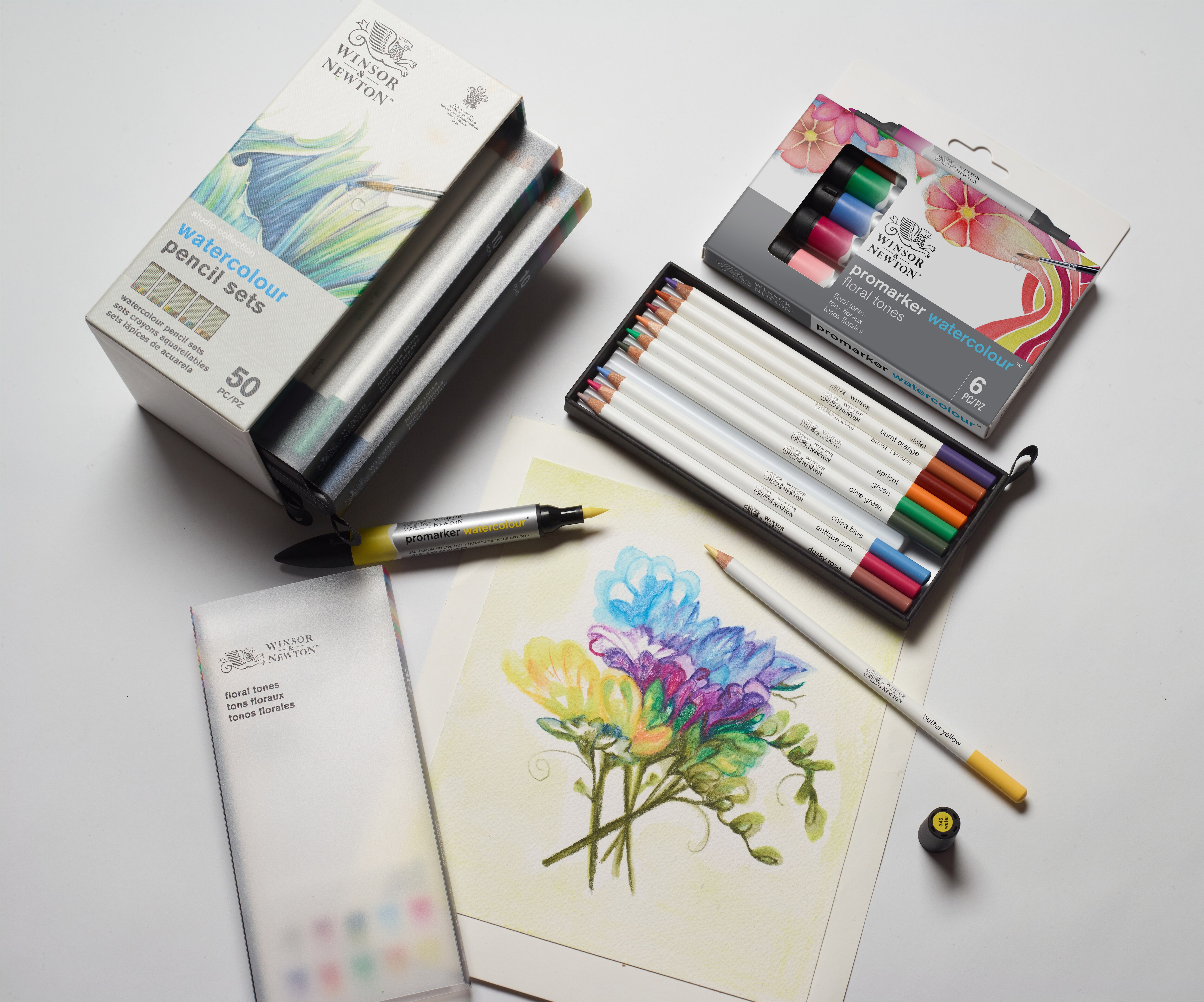 Set de lápis de aguarela Winsor&Newton - Artigo Sortido. Envio realizado de forma aleatória 9