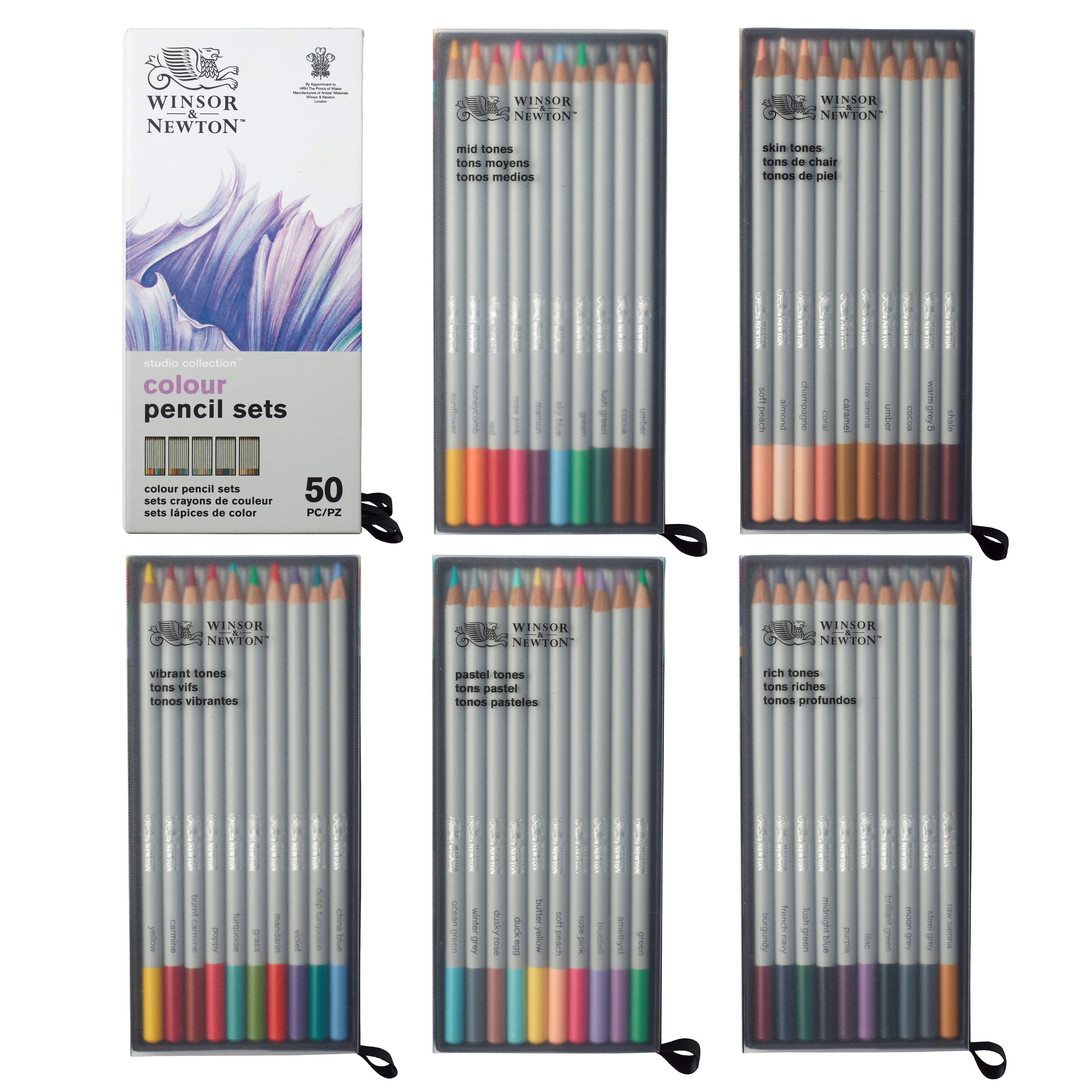Set de lápis de cor sortidos Winsor&Newton - Artigo Sortido. Envio realizado de forma aleatória 8