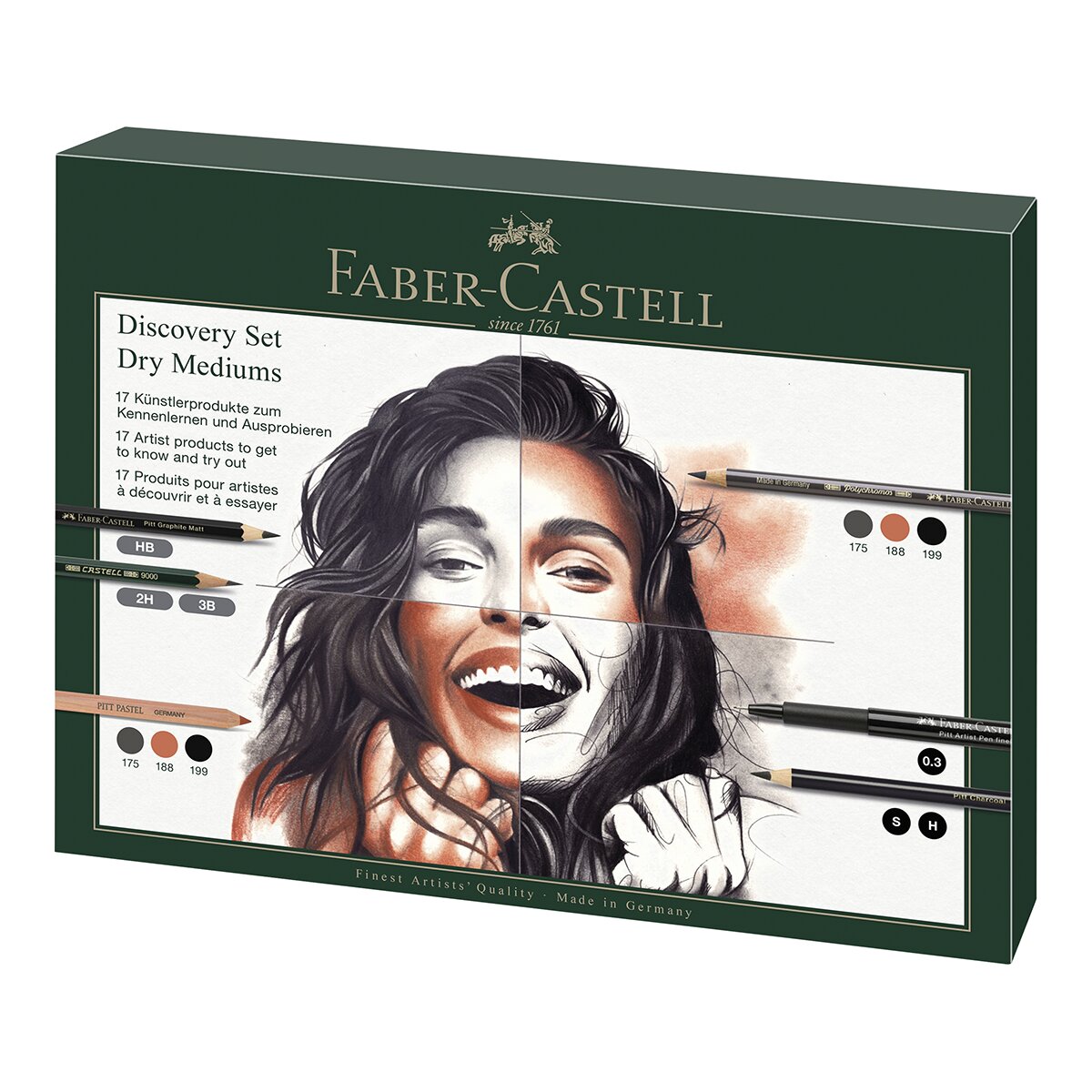 Imagen 0 de Set iniciación técnicas secas A&G Faber-Castell