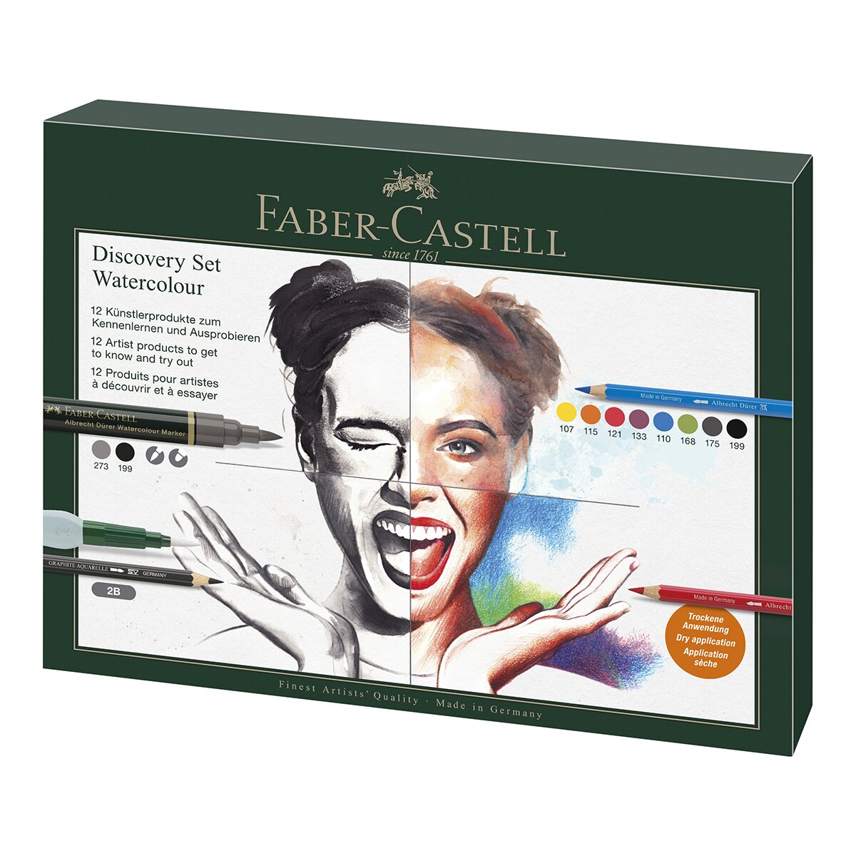 Imagen 0 de Set iniciación técnicas húmedas A&G Faber-Castell