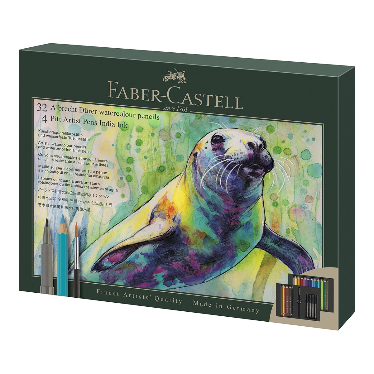 Imagen 0 de Pack con 32 pinturas acuarelables Albert Dürer Faber-Castell