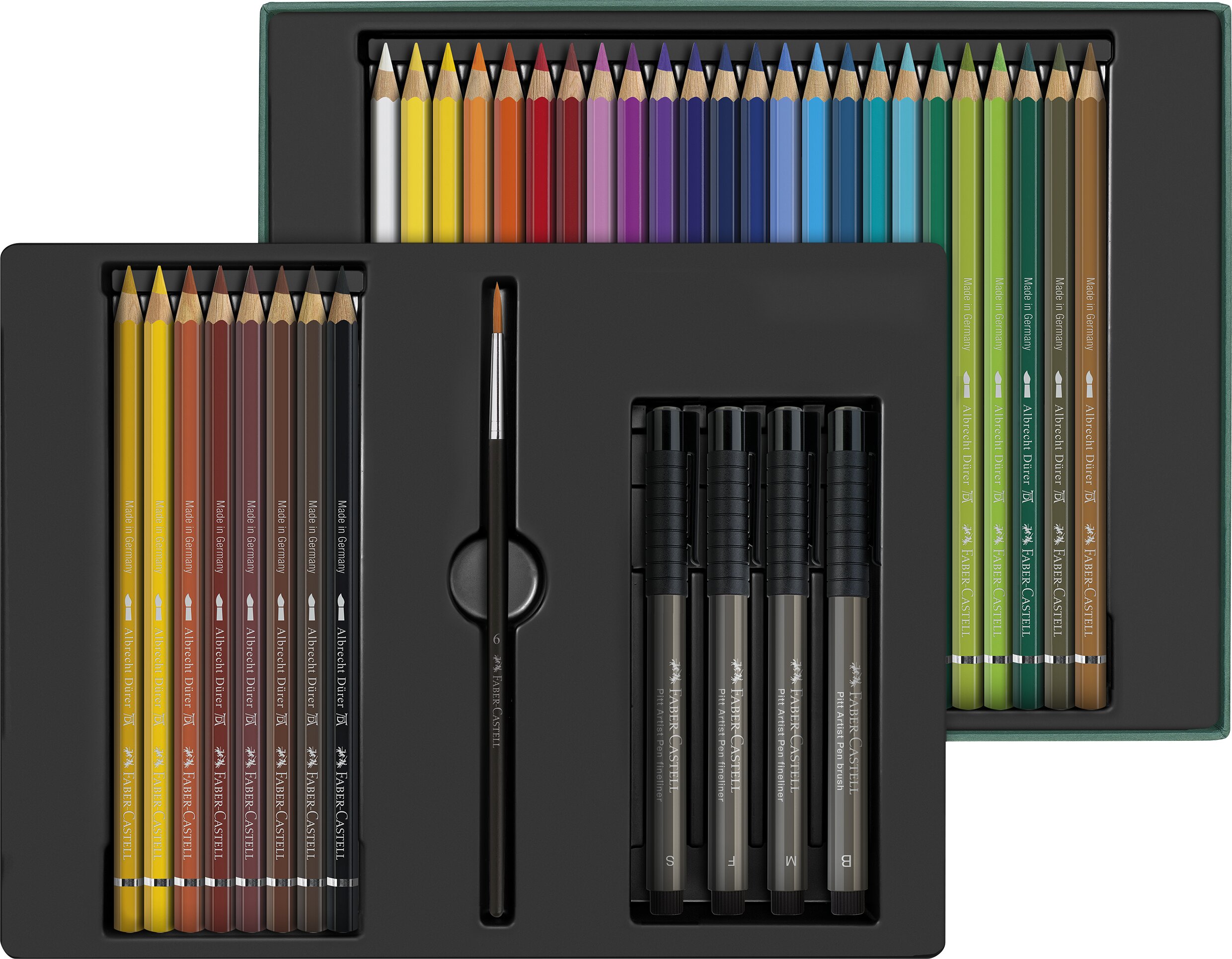 Pack con 32 pinturas acuarelables Albert Dürer Faber-Castell Multicolor-4