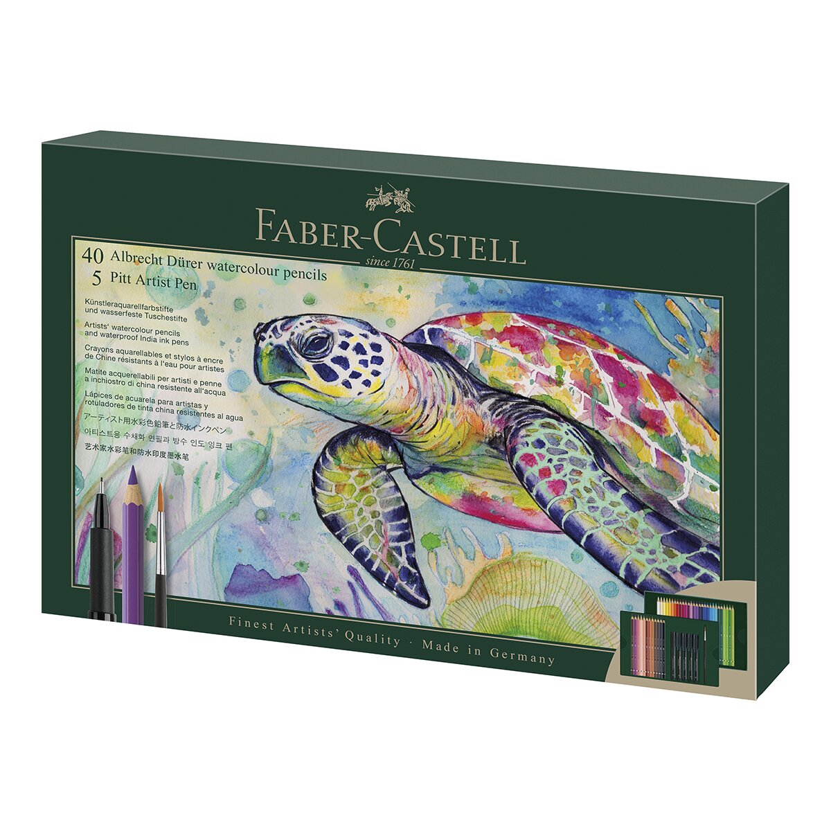 Imagen 0 de Pack con 40 pinturas acuarelables Albert Dürer Faber-Castell