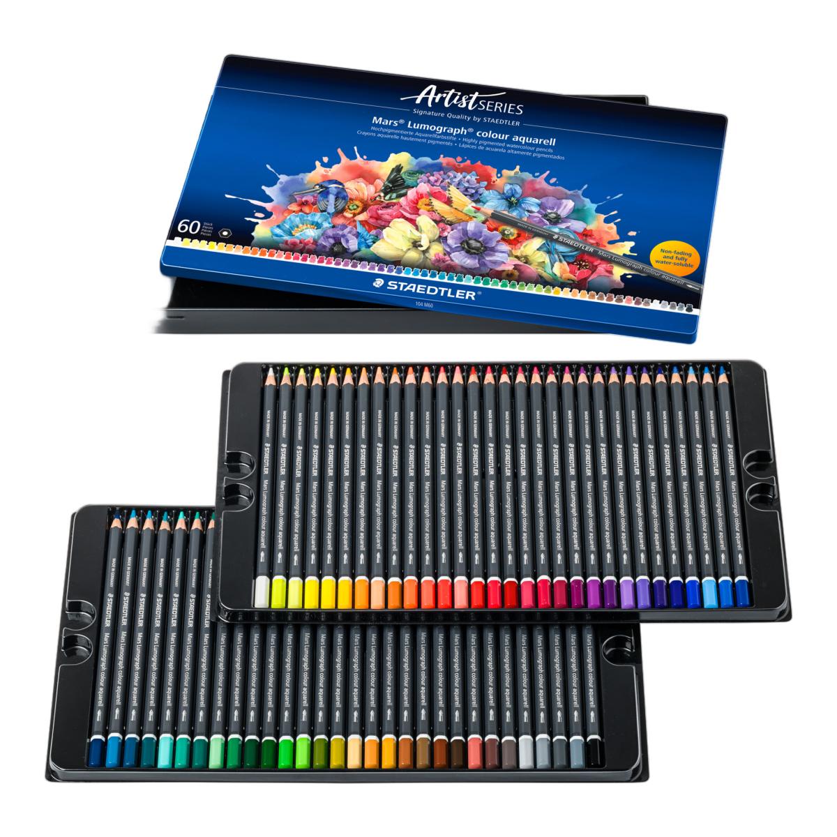 Lápices de grafito acuarelables STAEDTLER, Mars® Lumograph® 60