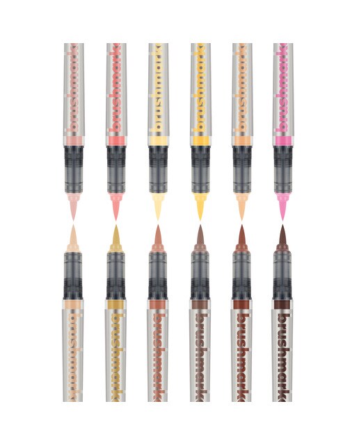 Set 12 rotuladores lettering color skin Brushmarker pro Karin Beige claro-3