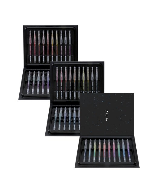 Set Decogel 50 + 10  Refills Gratis Pigmento Metalico de Karin Multicolor-1