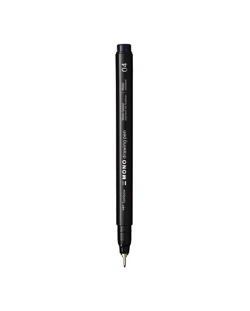 Rotulador mono drawing pen punta fina 04 Tombow negro Negro-2