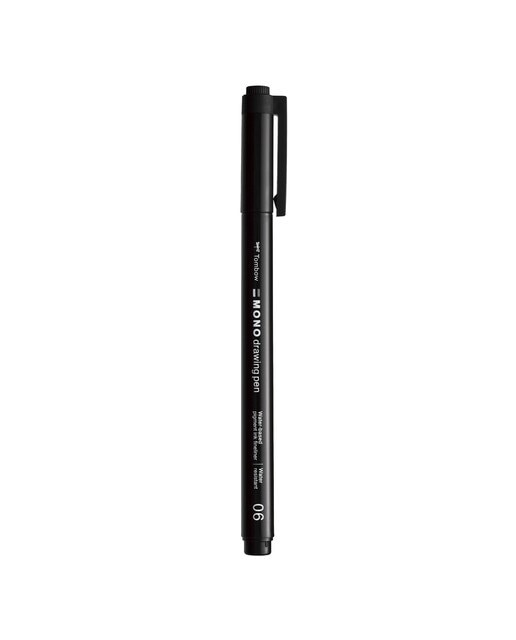Rotulador mono drawing pen punta fina 06 Tombow negro Negro-1