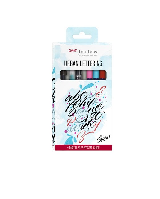 Conjunto Urban Lettering Iván Caíña - multicor Multicolor-1