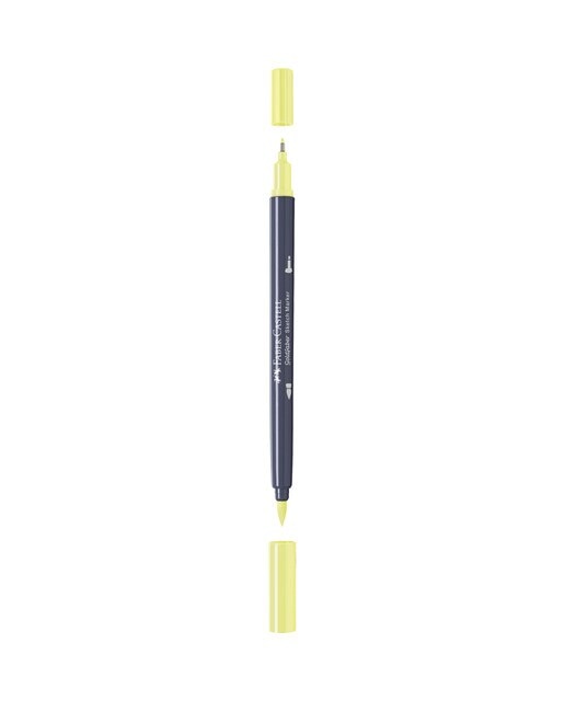 Rotulador sketch marker doble punta tinta base alcohol Goldfaber Faber-Castell amarillo claro Amarillo claro-2