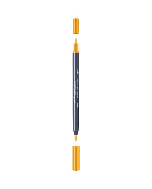 Rotulador sketch marker doble punta tinta base alcohol Goldfaber Faber-Castell amarillo de cromo oscuro Amarillo cromo oscuro-2