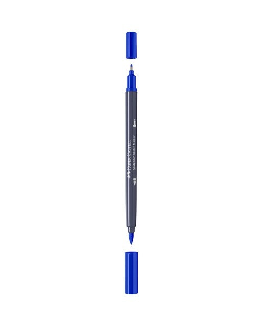Rotulador sketch marker doble punta tinta base alcohol Goldfaber Faber-Castell azul celeste rojizo Azul celeste rojizo-2