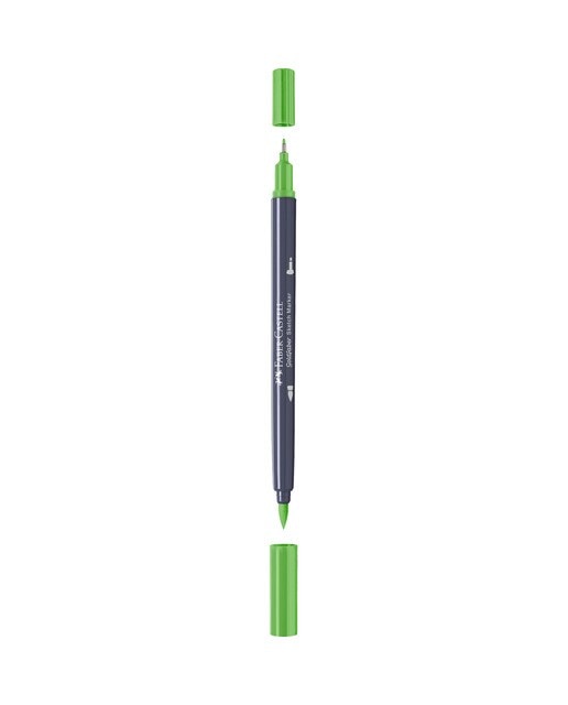 Rotulador sketch marker doble punta tinta base alcohol Goldfaber Faber-Castell verde hoja Verde hoja-2