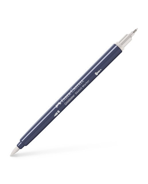 Rotulador sketch marker doble punta tinta base alcohol Goldfaber Faber-Castell gris cálido I Gris cálido-1