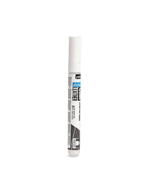 Marcador Cuero ponta extrafina 1mm Pebeo branca 3