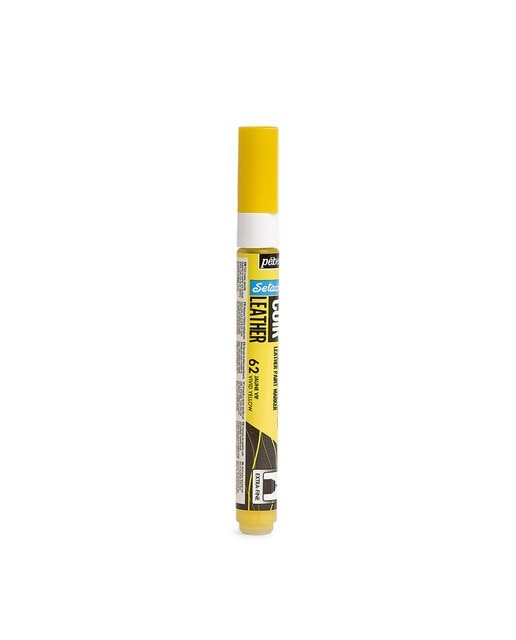 Marcador Cuero ponta extrafina 1mm Pebeo amarelo 3