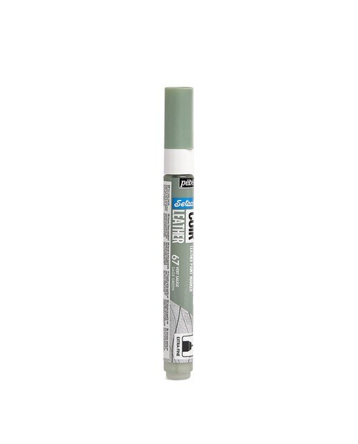Marcador Cuero ponta extrafina 1mm Pebeo verde 3