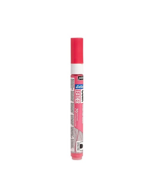 Marcador Cuero ponta extrafina 1mm Pebeo rosa fluor 3
