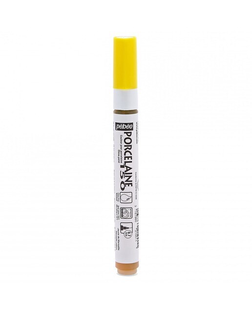Rotulador porcelana 150 punta fina 0,7mm amarillo marsella