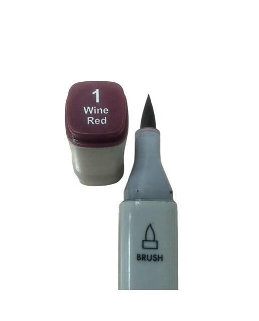 Bolsa canvas 30 rotuladores Professional Brush Markers doble  punta, pincel extra suave y biselada, tintas base alcohol ARTIST by Alex Bog multicol 3