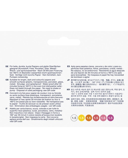 Conjunto de 6 canetas Faber-Castell Summer Breeze Multicolor-3