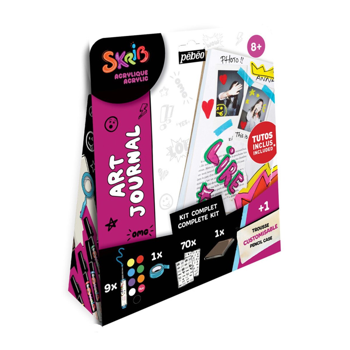 Imagem 0 de Kit Art Journal Marcadores Skrib Pebeo