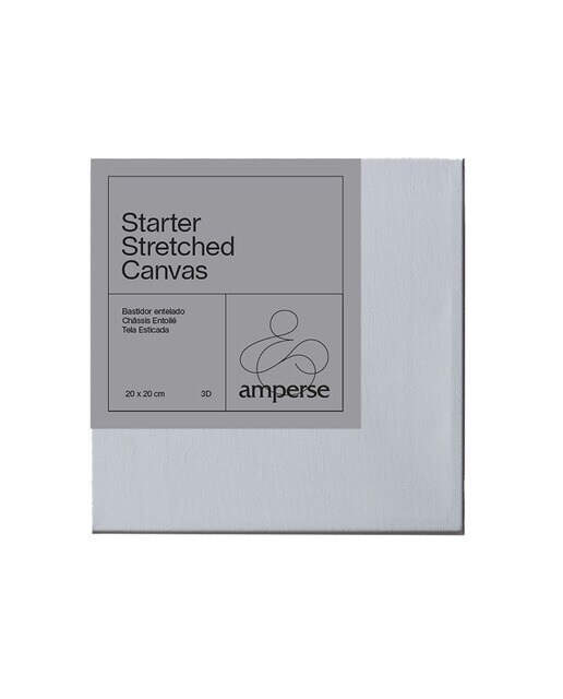 Tela de iniciação 3D 20X20 Amperse Branco-1