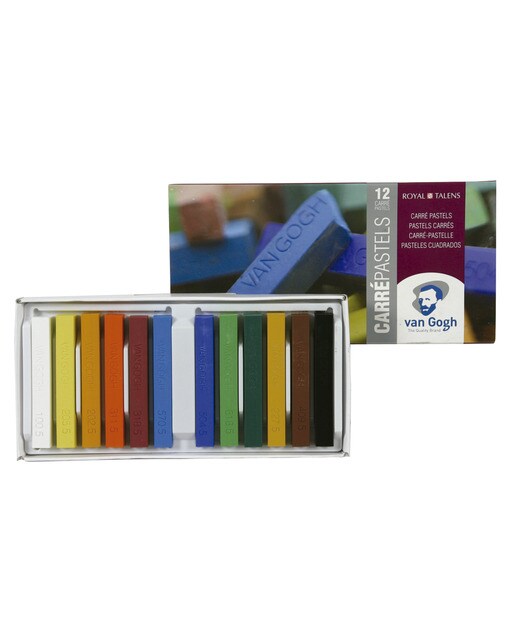 Conjunto de Iniciação de 12 Pastéis Van Gogh Multicolor Multicolor-1