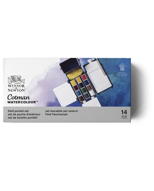 Imagen 0 de Set de Acuarela con 12 Pastillas Cotman Winsor & Newton Multicolor