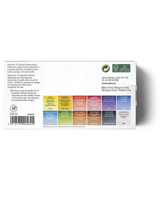 Set de Acuarela con 12 Pastillas Cotman Winsor & Newton Multicolor 3