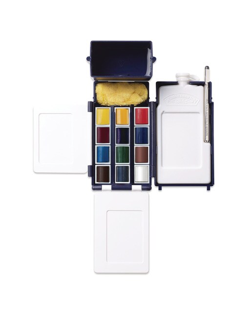Set de Acuarela con 12 Pastillas Cotman Winsor & Newton Multicolor 4