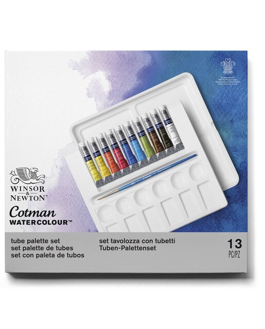 Imagen 0 de Set de 10 Tubos de Acuarela Cotman Winsor & Newton Multicolor
