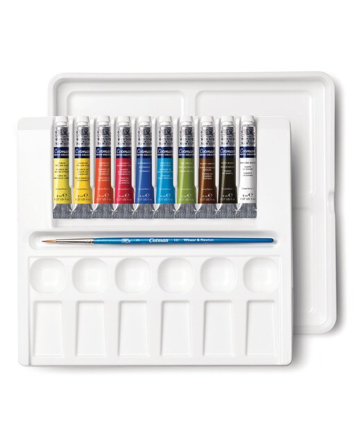 Set de 10 Tubos de Acuarela Cotman Winsor & Newton Multicolor 4