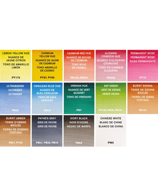 Caja Plástica Compacta de 14 Medio Godets de Acuarela Cotman Winsor & Newton Multicolor 6