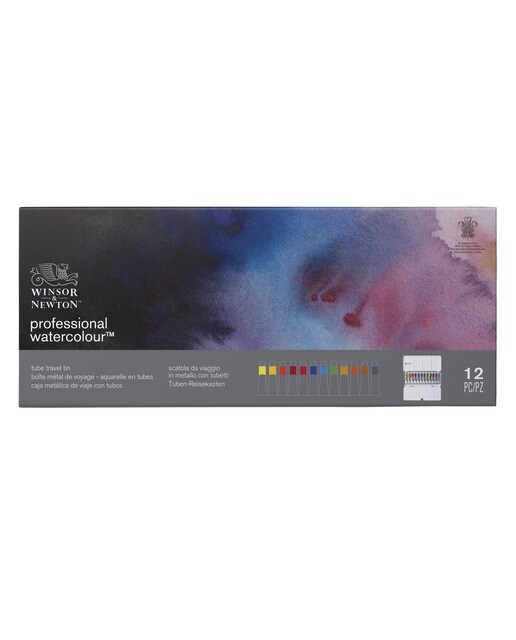 Caja Metálica Ligera de 12 Tubos de Acuarela Sketchers Winsor & Newton Multicolor 2