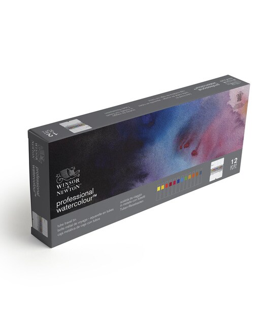 Caja Metálica Ligera de 12 Tubos de Acuarela Sketchers Winsor & Newton Multicolor 3