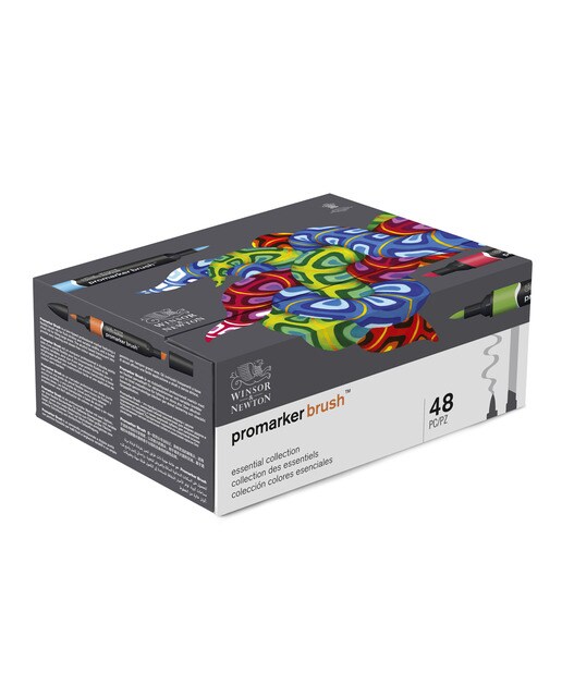 Set 48 Rotuladores Brushmarker Winsor&Newton Multicolor 2