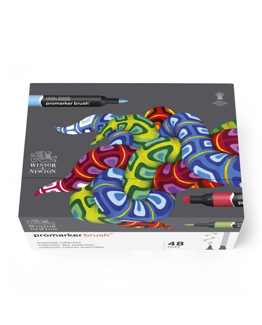 Set 48 Rotuladores Brushmarker Winsor&Newton Multicolor 3
