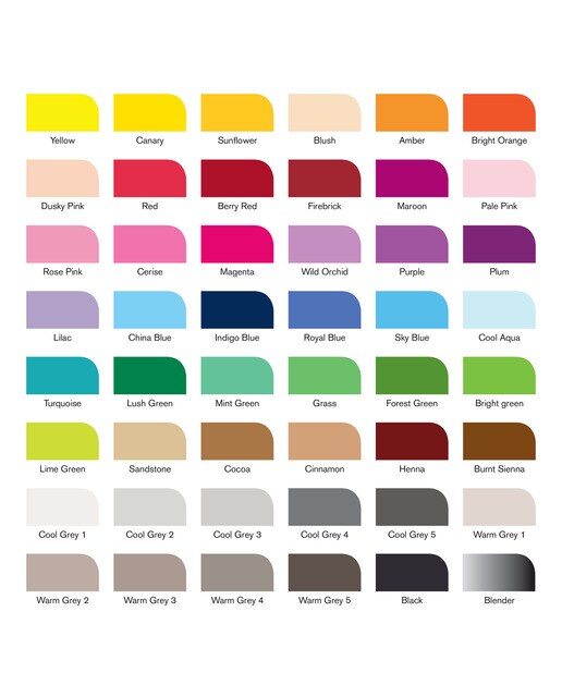 Set 48 Rotuladores Brushmarker Winsor&Newton Multicolor 6